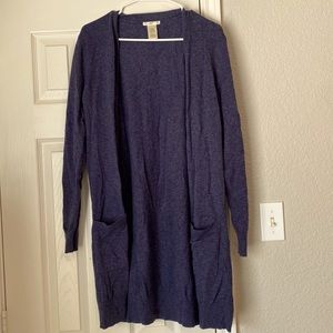 Long cardigan (blue)